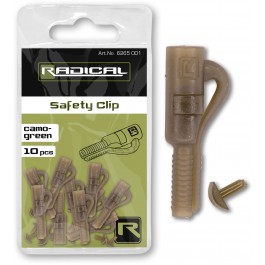 Radical Safety Clip camo-green 10szt  Bezpieczny klips