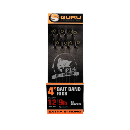 Guru bait bands ready rig 4" (0.17/size 18) gotowe przypony 