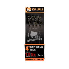 GURU BAIT BANDS READY RIG 4" (0.17/SIZE 18) PRZYPONY GOTOWE