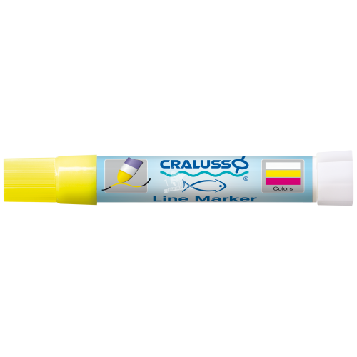 Cralusso marker żółty do żyłki line yellow