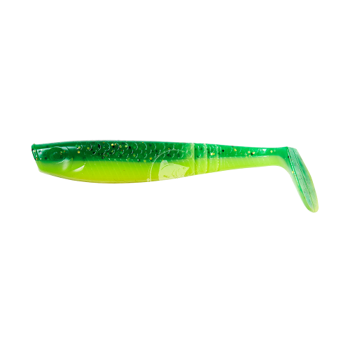 Ron thompson shad paddletail 6.5cm uv green/lime 1szt