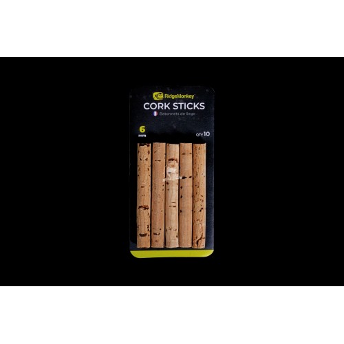 Ridgemonkey combi bait drill spare cork sticks 6mm opak 10szt wałki korkowe do cork sticks