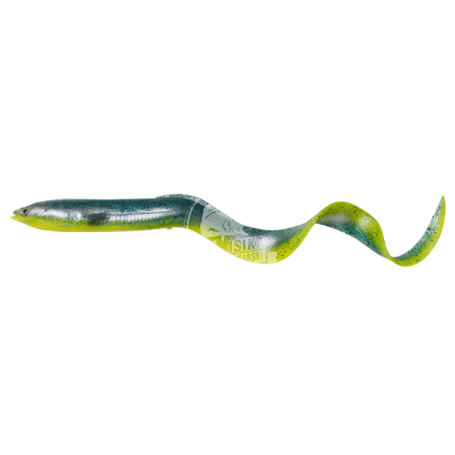 Savage gear lb real eel 15cm 12g green yellow glitter sztuczna przynęta spinningowa