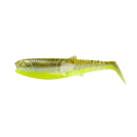 Savage gear cannibal shad 6.8cm 3g green pearl yellow sztuczna przynęta spinningowa