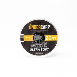 Undercarp plecionka przyponowa 20 m/25 lbs ultra soft – brązowa