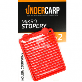 Undercarp mikro stopery – czerwone