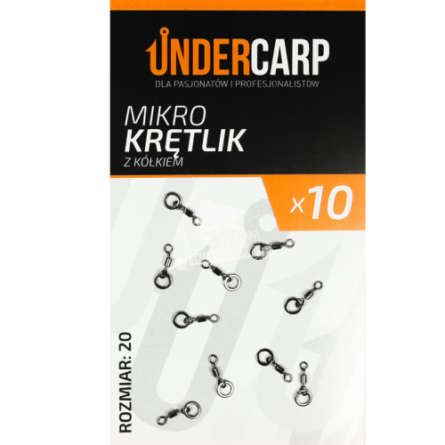 Undercarp mikro krętlik karpiowy z kółkiem