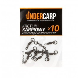 Undercarp krętlik karpiowy z kółkiem do szybkiej wymiany rozmiar 8 