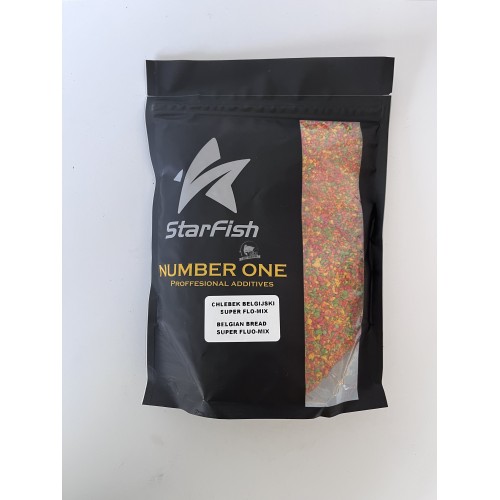 Starfish komponenty zanętowe number one opak 0,5 kg chlebek fluo super mix dodatek zanętowy