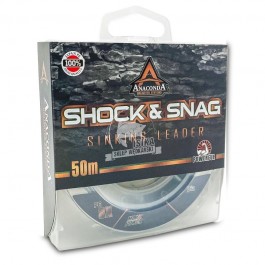 Anaconda sinking shock & snag leader 50m 0,50mm / 37,60kg materiał przyponowy