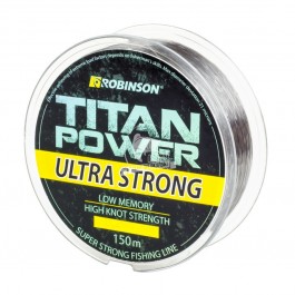 Robinson żyłka titan power ultra strong 150m / 0.155mm / jasnoszara