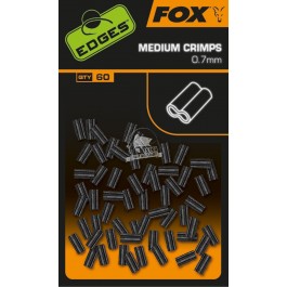 Fox edges medium crimps (0.7mm) x 60szt tulejki zaciskowe