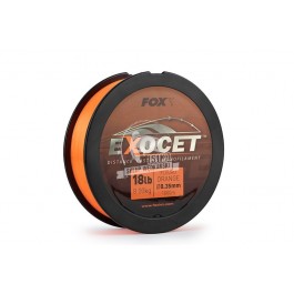 Fox exocet fluoro orange mono 0.35mm 18lb / 8.0kg 1000m żyłka karpiowa