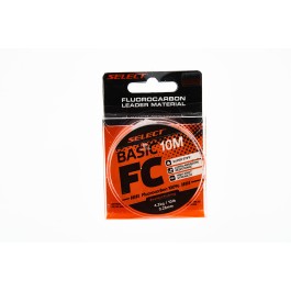 Select Basic FC 10m 0.28mm 10lb/4.3kg fluorocarbon materiał przyponowy