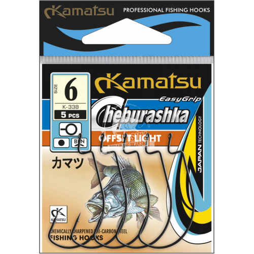 Kamatsu haczyk cheburashka offset light 8blno k-338 op.5szt