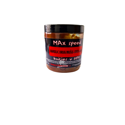 Maxcarp kulki przynętowe anabolic drug małże łosoś czosnek w dipie 16mm/250ml 