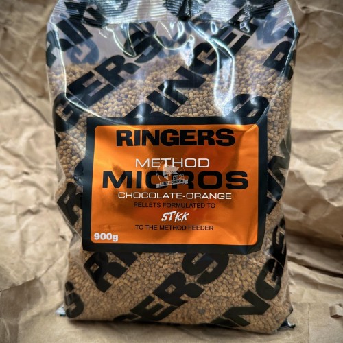 Ringers method micro chocolate-orange 2mm 900g-pellet zanętowy