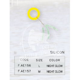 Fiume stoper silicon grippa l 3/4/5mm night glow