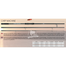 Fiume wędka carp machine 3,60m 3sec 3,00 lb wędka karpiowa