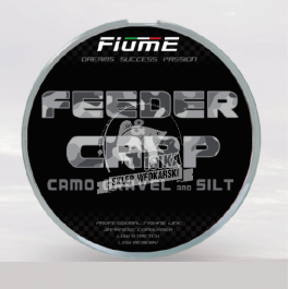 Fiume żyłka feeder & carp camo 200m / 0,25mm / 7,9kg gravel & silt żyłka feederowa
