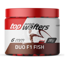 Matchpro top dumbells wafters duo f1 fish 6mm opak 20g (ryba) przynęta feederowa