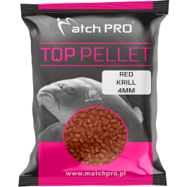 Matchpro top pellet red krill 4mm opak 700g pellet zanętowy