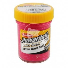 Berkley PowerBait Extra Scent pasta pstrągowa tonąca z brokatem /Fl. Red opak. 50g