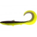 Westin bullteez curltail 14cm 15g kolor: black/chartreuse gumowa przynęta spinningowa