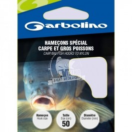 GARBOLINO SPECIAL CARP/BIG FISH - NR14 / 50CM / 0,14MM OPAK 10 SZT GOTOWE PRZYPONY