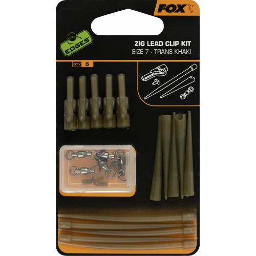 Fox zig lead clip kit zestaw do zig rig