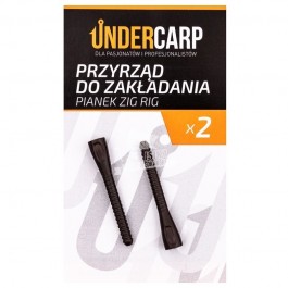 Undercarp przyrząd do zakładania pianek zig rig