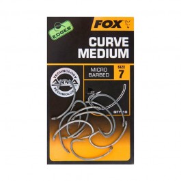 Fox edges armapoint curve shank medium size 2 10szt haki karpiowe