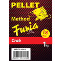 Method furia crab 2mm kolor: zielony opak: 1kg pellet zanętowy