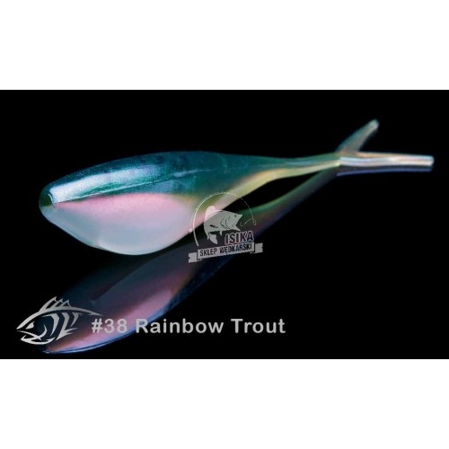 Lunker city fin-s shad 3,25" 10/bg 38 rainbow trout
