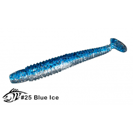 PRZ.LC SWIMMING RIBSTER 4" 10/BG # 25 BLUE ICE