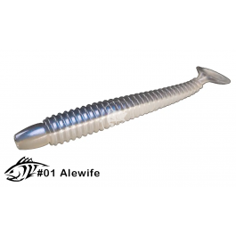 PRZ.LC SWIMMING RIBSTER 4" 10/BG #  1 ALEWIFE