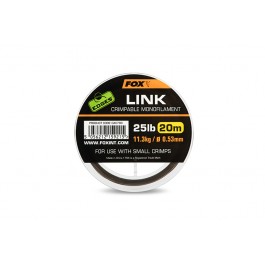 Fox link trans khaki mono 25lb/0.53mm materiał przyponowy