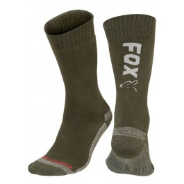 Fox black / orange thermolite long sock 6 - 9 (eu 40-43) skarpety