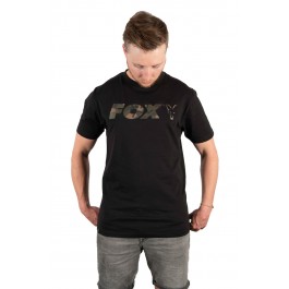 Fox black/camo chest print t-shirt large koszulka