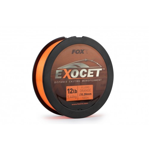 Fox exocet fluoro orange mono 0.33mm 16lb / 7.5kg (1000m) żyłka główna