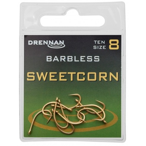 Drennan sweetcorn barbless haczyki nr12 opak 10szt