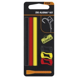Fox zig aligna - kit (red/yellow/black) zestaw do zig rig