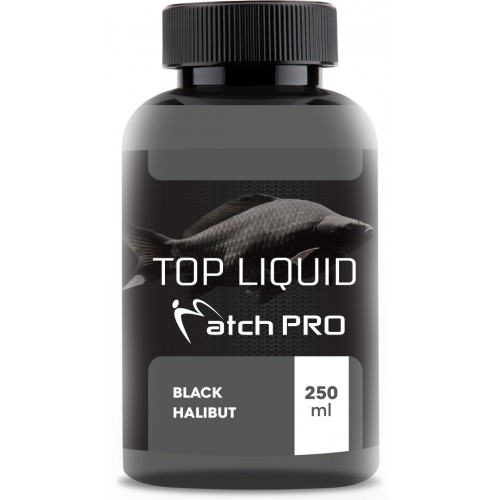 Matchpro top liquid black halibut opak 250ml dodatek do zanęt