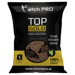 MatchPro TOP GOLD TEAM FEEDER RIVER Zanęta 1kg