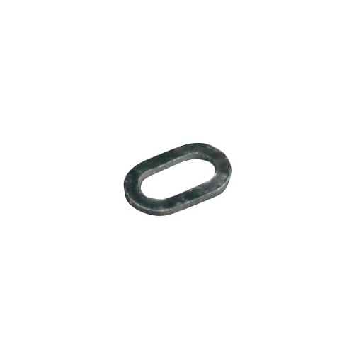 Mikado pierścień łącznikowy - owalny 4.5mm - czarny mat - op.25szt