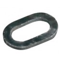 Mikado pierścień łącznikowy - owalny 6.0mm - czarny mat
