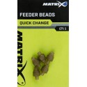 Matrix quick change feeder beads x 5pcs szybkozłączki do methody