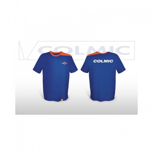 Colmic t-shirt blue orange l koszulka