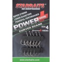 Starbaits power hook curved shank size 4 opak 10szt haki karpiowe