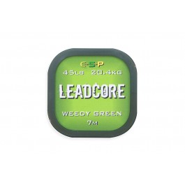 Esp leadcore weedy green 7m 45lb leadcore z rdzeniem ołowianym materiał przyponowy